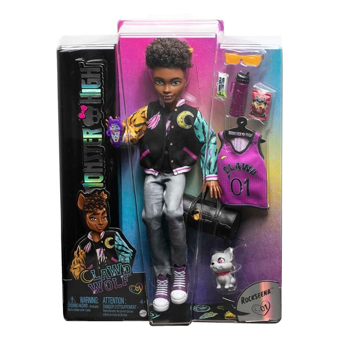 Monster High Doll with Pet & Accessories - Clawd Wolf