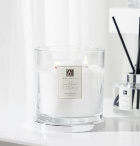 Wickford & Co Premium Fragranced Candle - Lime Basil & Mandarin