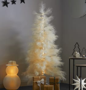 Nordic Spirit LED Faux Pampas Tree 5ft - Beige