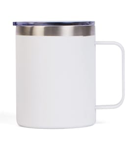 Hydrate Stainless Steel Travel Mug - White