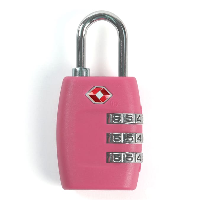TravelShop TSA Padlock - Pink