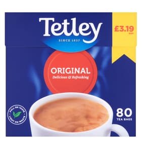 Tetley Original Tea Bags 250g 80s
