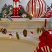 Winter Charm Mushroom & Pinecone Garland 1.5m