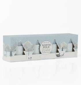 Candy Cane Lane Votive 4 Pack - North Pole Wishes 