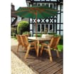 Charles Taylor 6 Seat Rectangular Table Set With Parasol