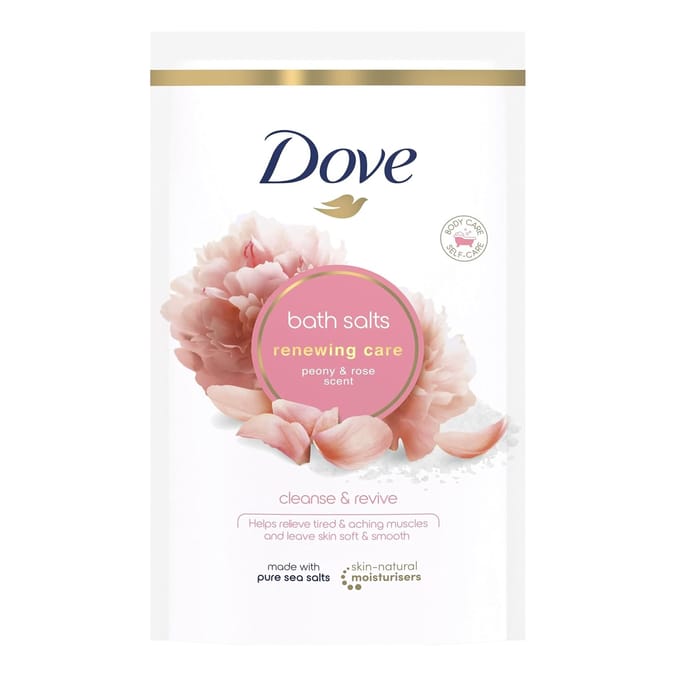 Dove Renewing Care Bath Salts Peony & Rose 900g