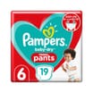 Pampers Baby-Dry Nappy Pants 19's Size 6