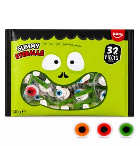 Amos Gummy Eyeballs 32 Pack 240g
