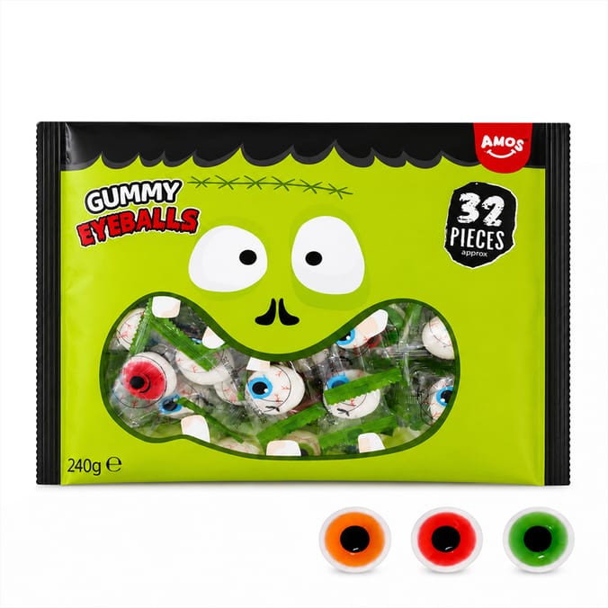 Amos Gummy Eyeballs 32 Pack 240g