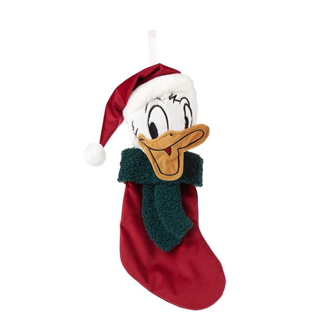 Disney Mickey And Friends Christmas 3D Head Stocking - Donald