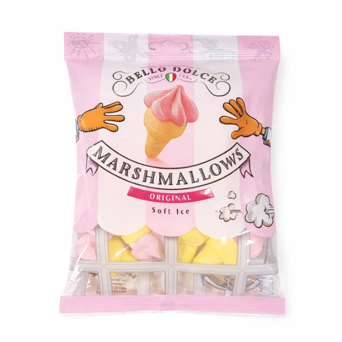 Bello Dolce Ice Cream Cones Marshmallows Original 125g
