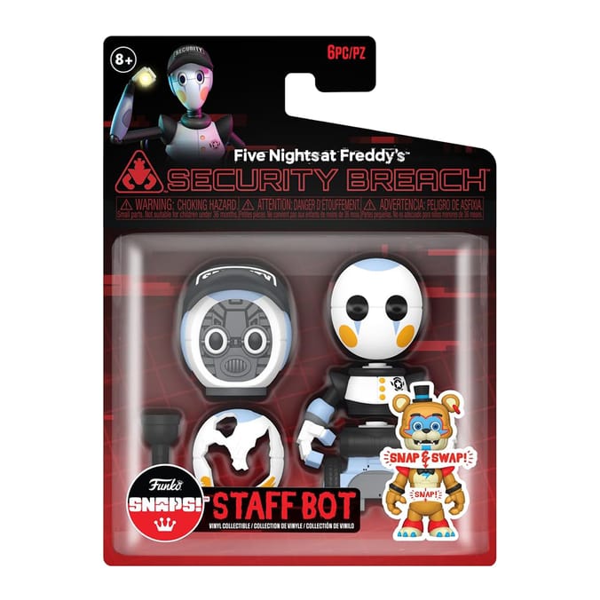 Funko Snaps Five Nights At Freddy's Vinyl Figure - Staff Bot