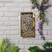 Firefly Metal Wall Art Solar Light