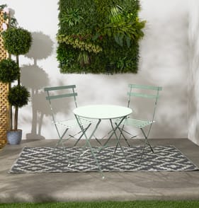 The Outdoor Living Collection Tuscany Metal Bistro Set - Green