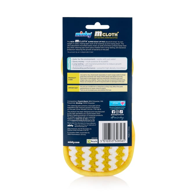 Minky M Cloth Super Soak Up Pad