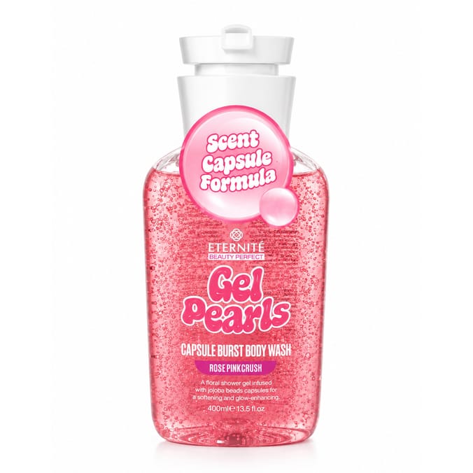 Eternite Gel Pearls Body Wash 400ml - Rose Pinkcrush