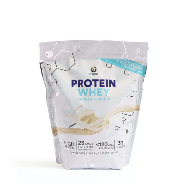 XTone Whey Protein Powder 1kg Vanilla Home Bargains