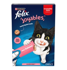Felix Joyables Liquid Cat Treat 4x10g - Salmon
