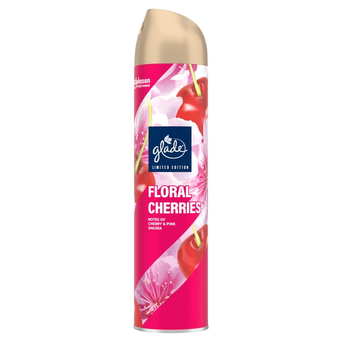 Glade Aerosol Room Spray 300ml -  Floral Cherries