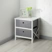 Home Folding 2 Drawer Storage