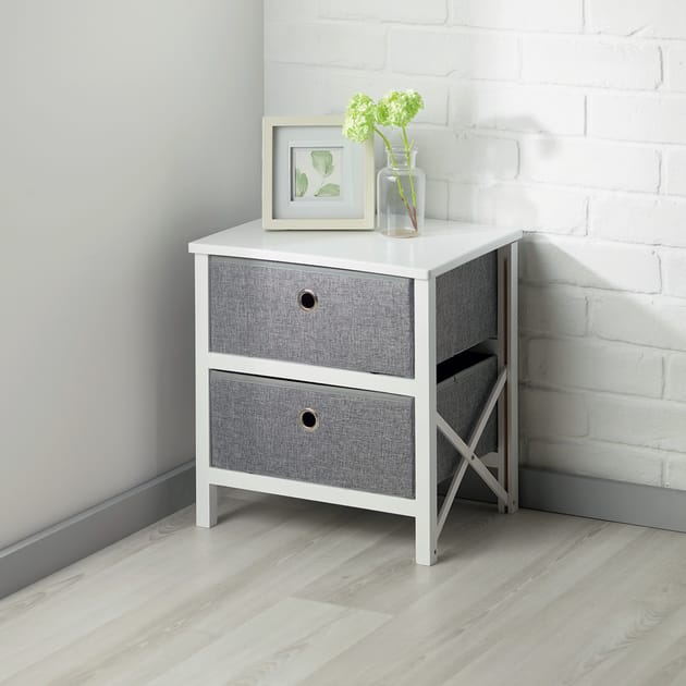 Bedside table outlet home bargains