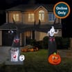 Haunted House Light-Up 10ft Inflatable Halloween Arch