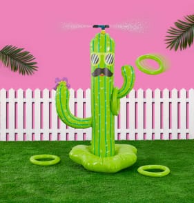 Hello Summer Inflatable Cactus Sprinkler 4ft