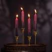 Hallow Scream Bleeding Taper Unscented Candle - White x4
