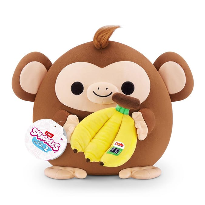 Snackles 8" Soft Plush - Monkey with Dole Banana