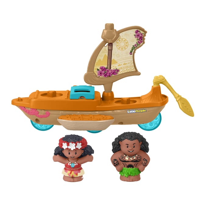 Fisher-Price Little People Disney Princess Moana & Maui's Canoe HNR27