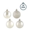 Festive Feeling 6cm Christmas Bauble 20 Pack