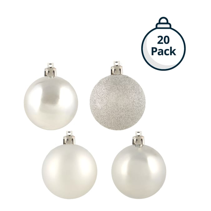 Festive Feeling 6cm Christmas Bauble 20 Pack
