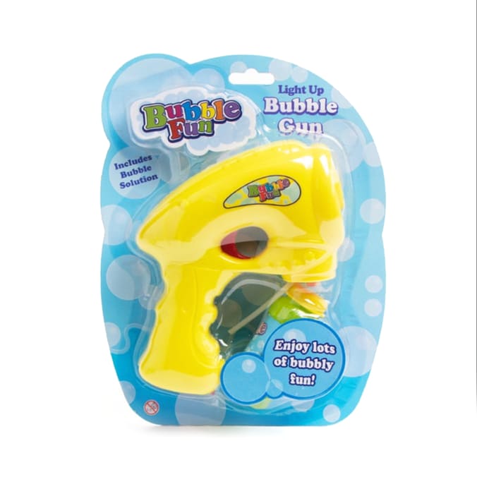 Bubble Fun Light Up Bubble Gun