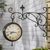 Jardin Outdoor Clock & Thermometer