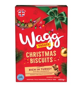 Wagg Treats Christmas Biscuits 450g     