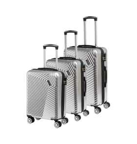 Salisburys Hard Shell Suitcase - Silver