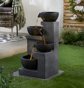 Jardin LED Cascading Jug Water Feature