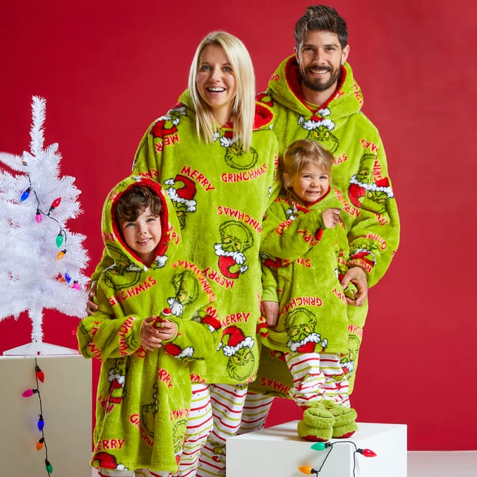 The Grinch Adult Snuggle Hoodie Home Bargains