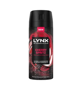 Lynx Fine Fragrance Deodorant Body Spray 35ml - Cherry Spritz x2