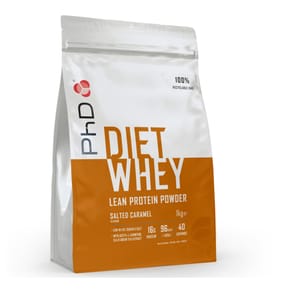 PhD Diet Whey Protein Powder 1kg - Salted Caramel