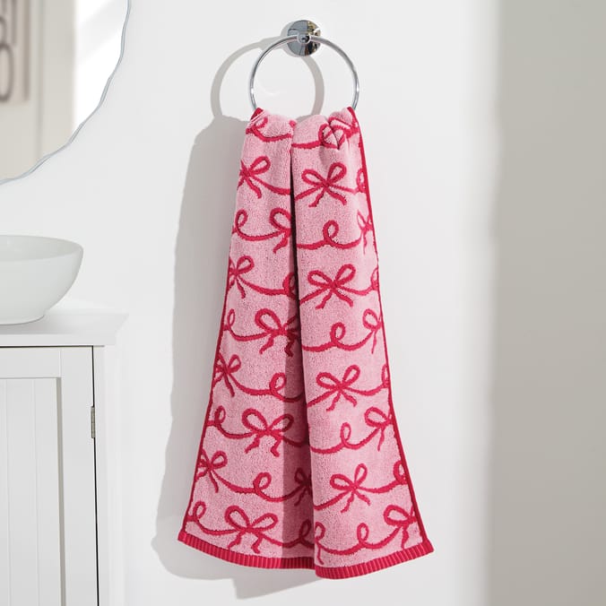The Lifestyle Edit Bow Hand Towel