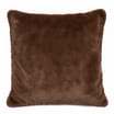  Home Collections Brown Fur Cushion 45 x 45cm 