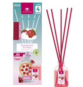 Cristalinas Reed Diffuser 25ml - Strawberries & Cream