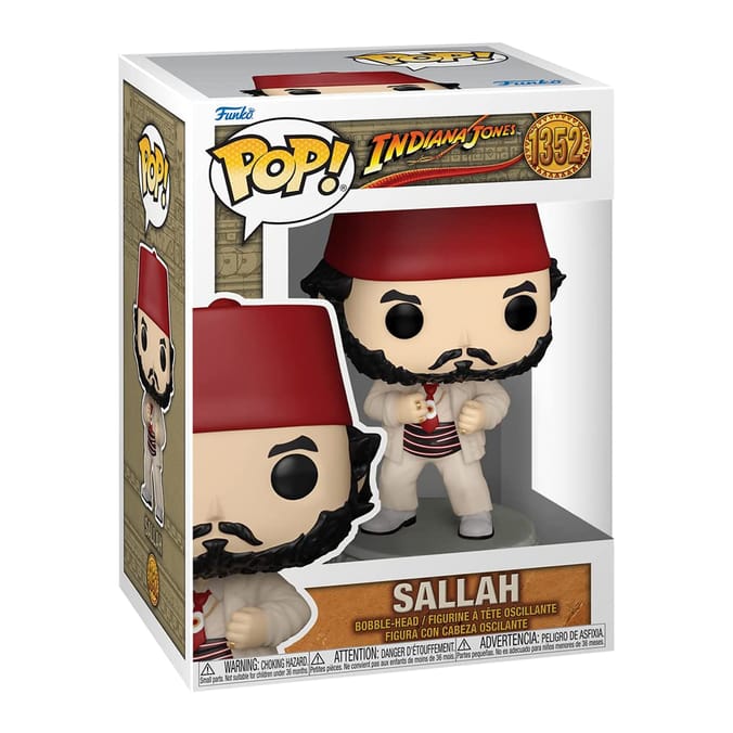 Funko Pop Indiana Jones Sallah Figure