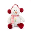 Sleigh Bells Snowman With Ear Warmers Plush