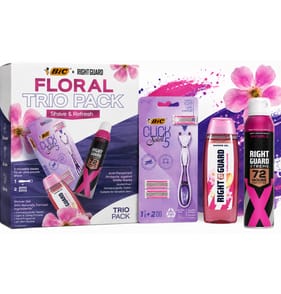 Bic & Right Guard Floral Gift Set
