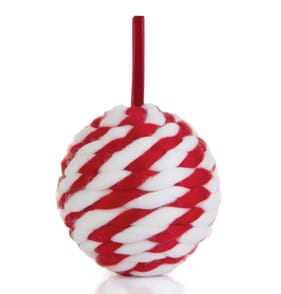 Winter Charm Stripe Bauble