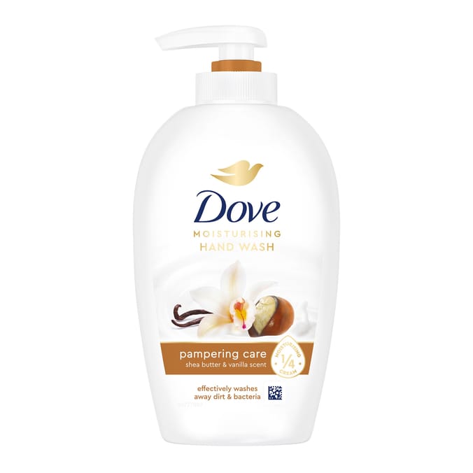 Dove Pampering Care Liquid Hand Wash 250ml - Shea Butter & Warm Vanilla