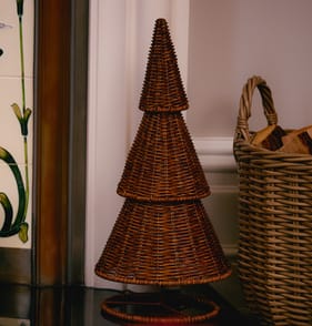 Winter Charm Rattan Tree