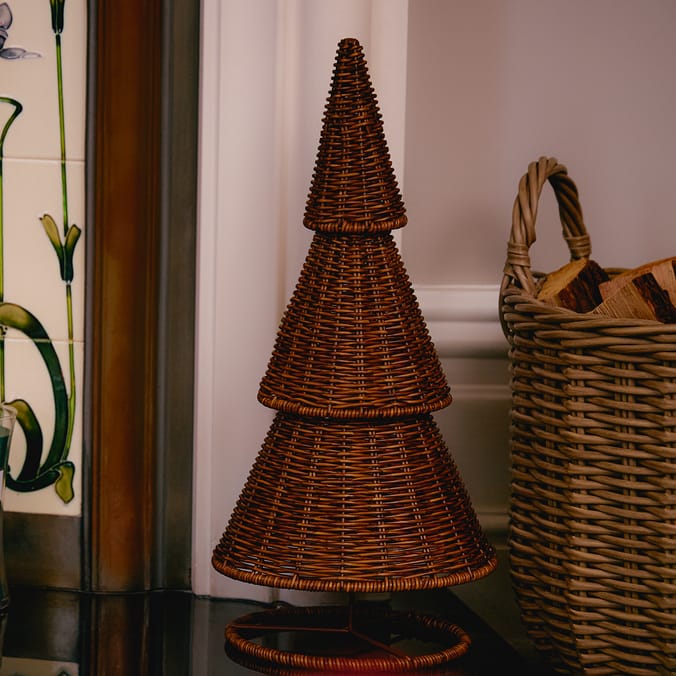 Winter Charm Rattan Tree